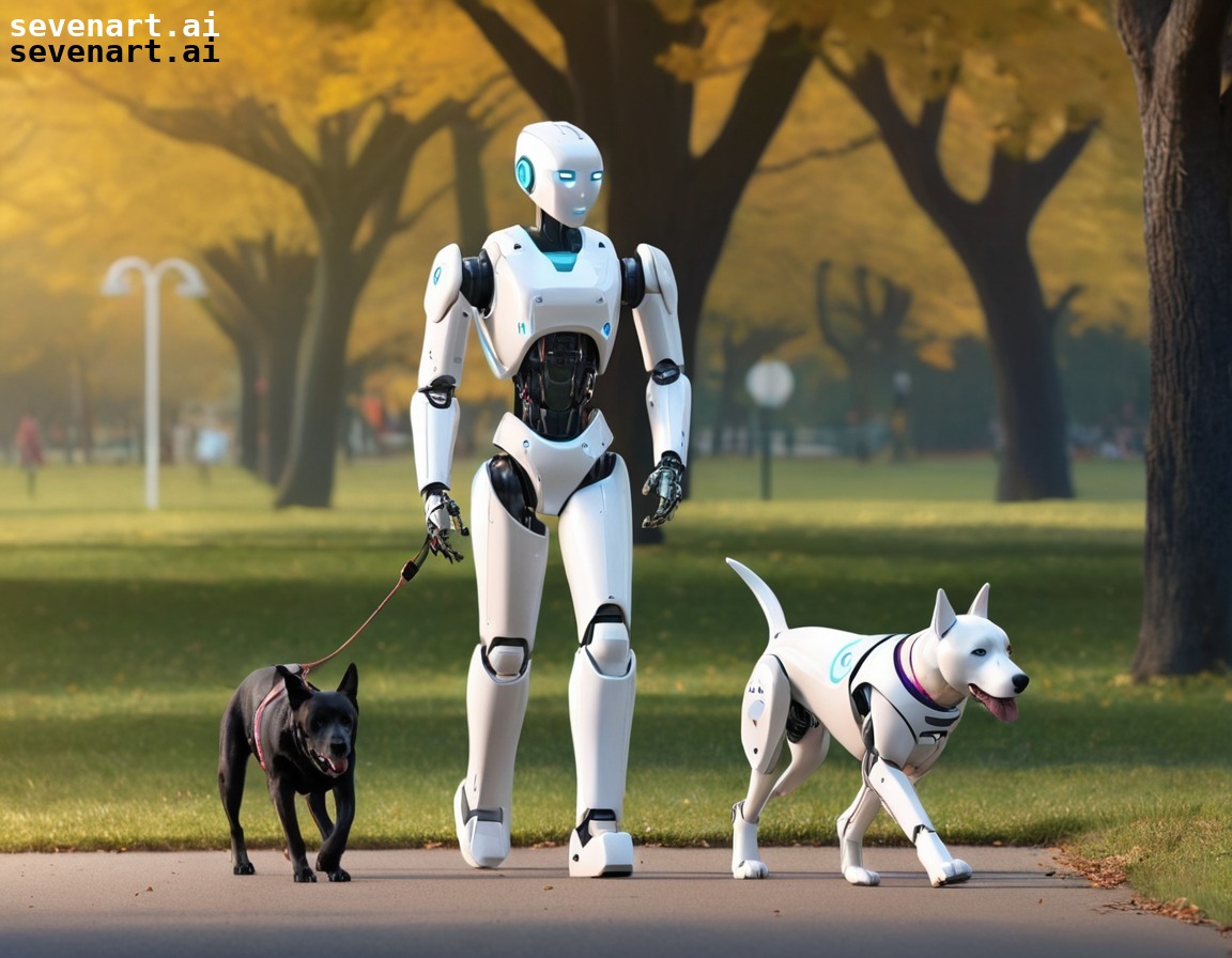 robot, artificial intelligence, technology, futuristic, pet, nature, robots