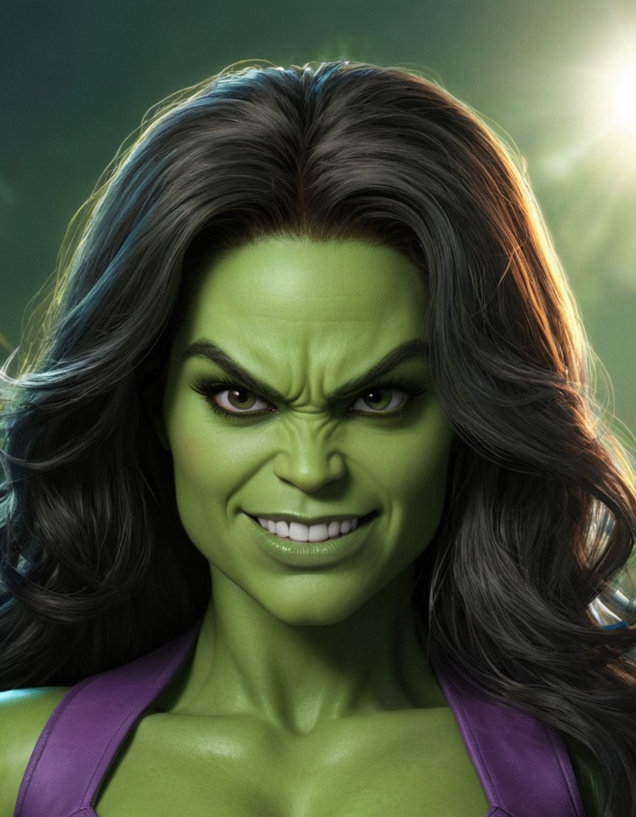 funny, she-hulk, caricature, marvel, superhero, comedy, entertainment