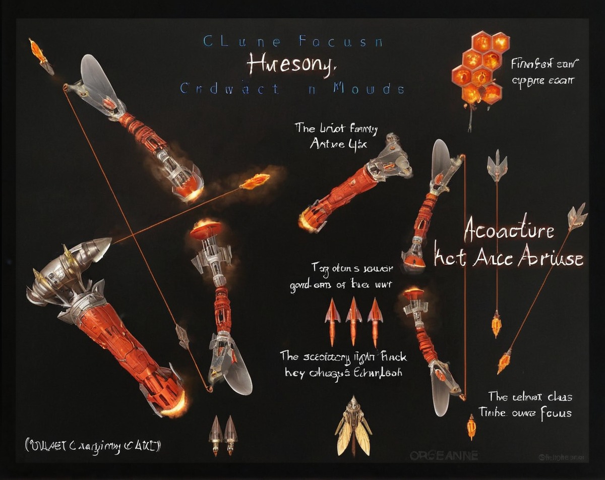 weapon, adoptable, adopt, arrow, bee, bow, design, dnd, fantasy, heart, homebrew, honeycomb, hue, orange, pathfinder, pollen, ttrpg, beebow, huevember2022