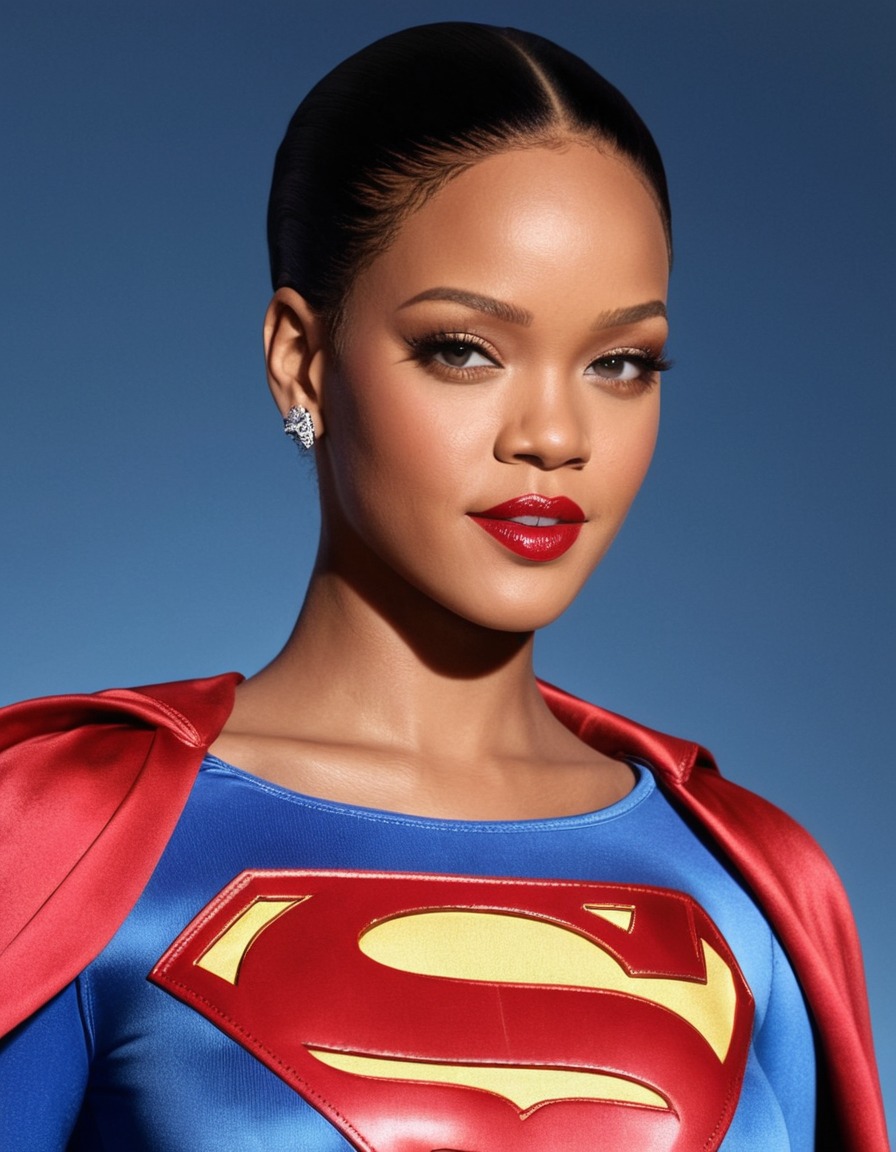 rihanna, supergirl, superhero, celebrity, musician, empowerment