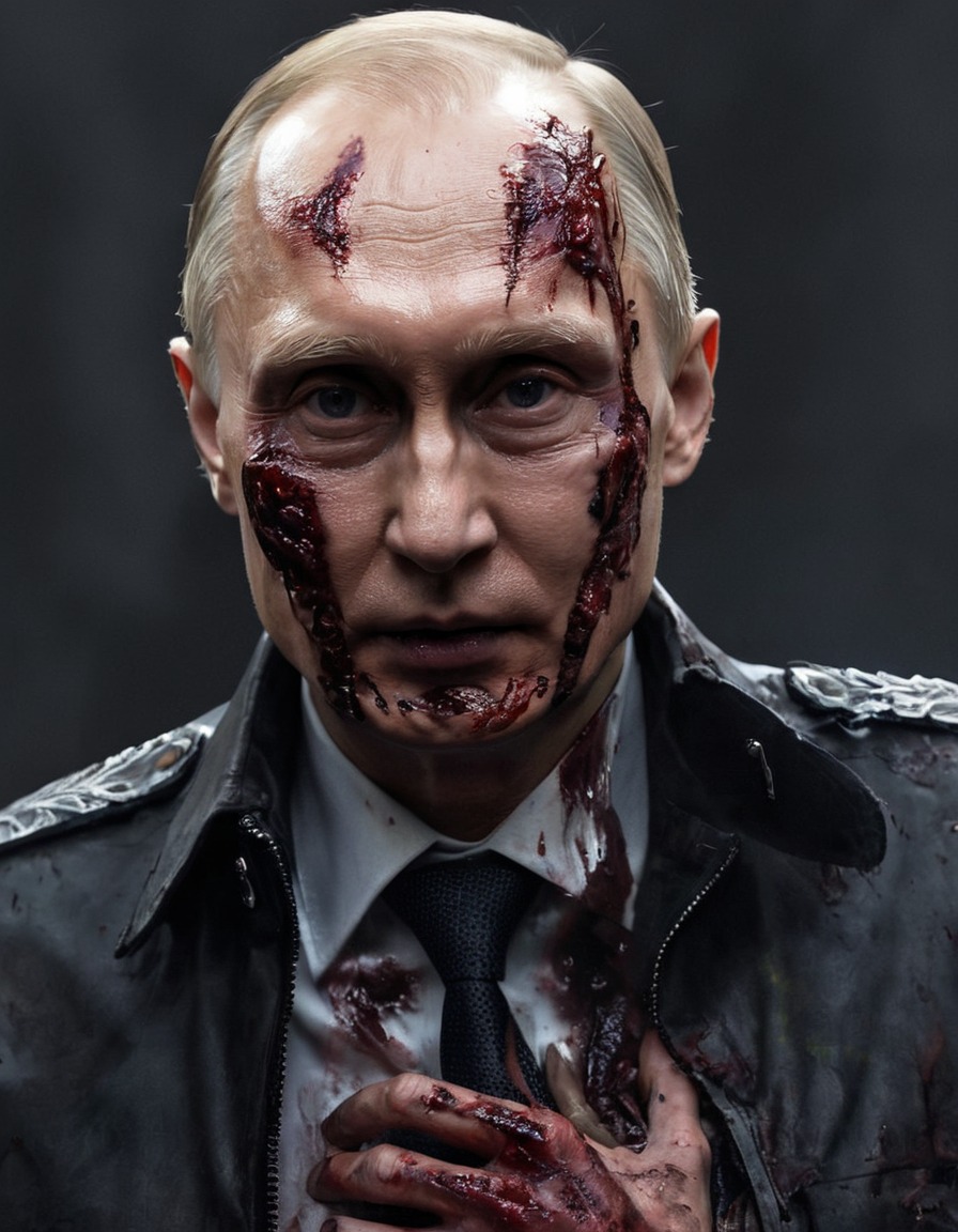 vladimir putin, zombie, horror, darkness, politics