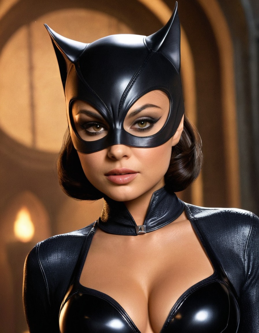 catwoman, mila kunis, dc comics, superhero, feline, gotham city, actress