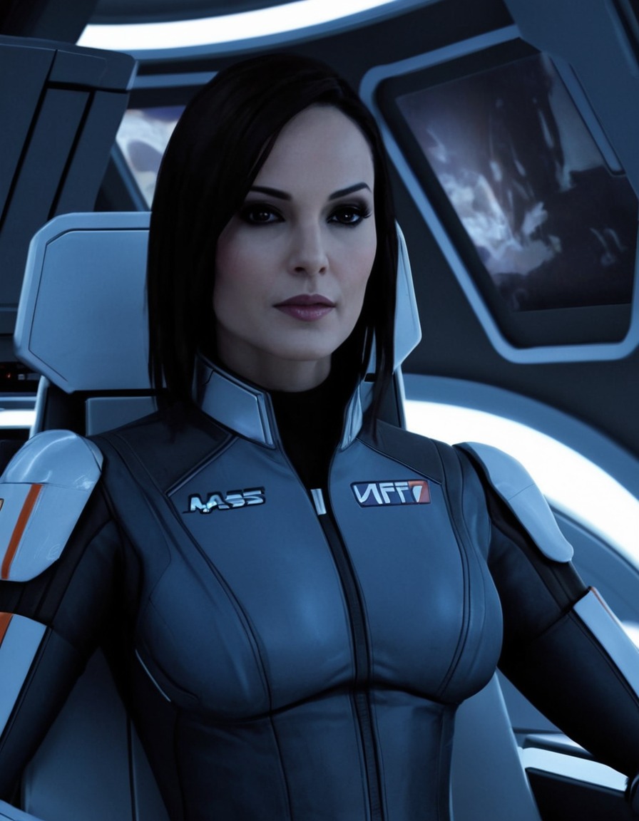 sci-fi, spaceship, technology, video game, character, games, girls from games