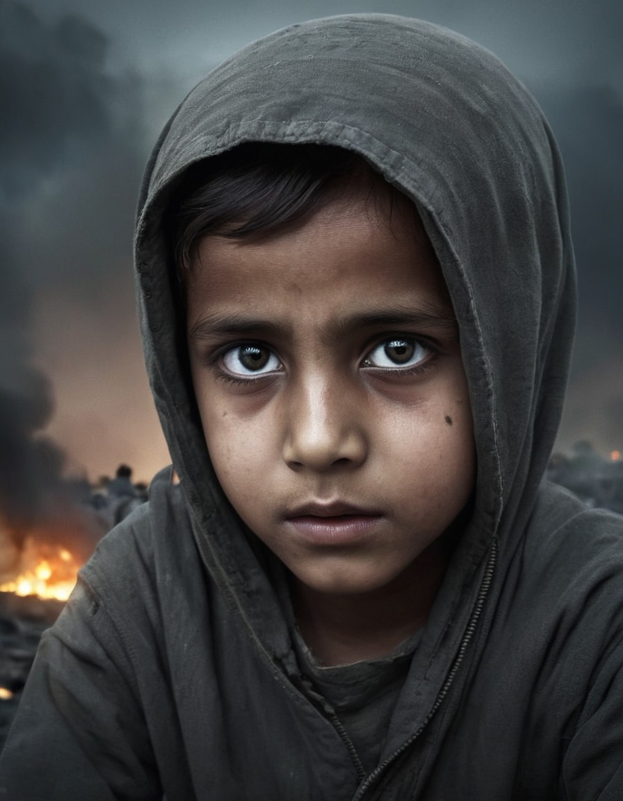 war, refugee, child, trauma, hopelessness