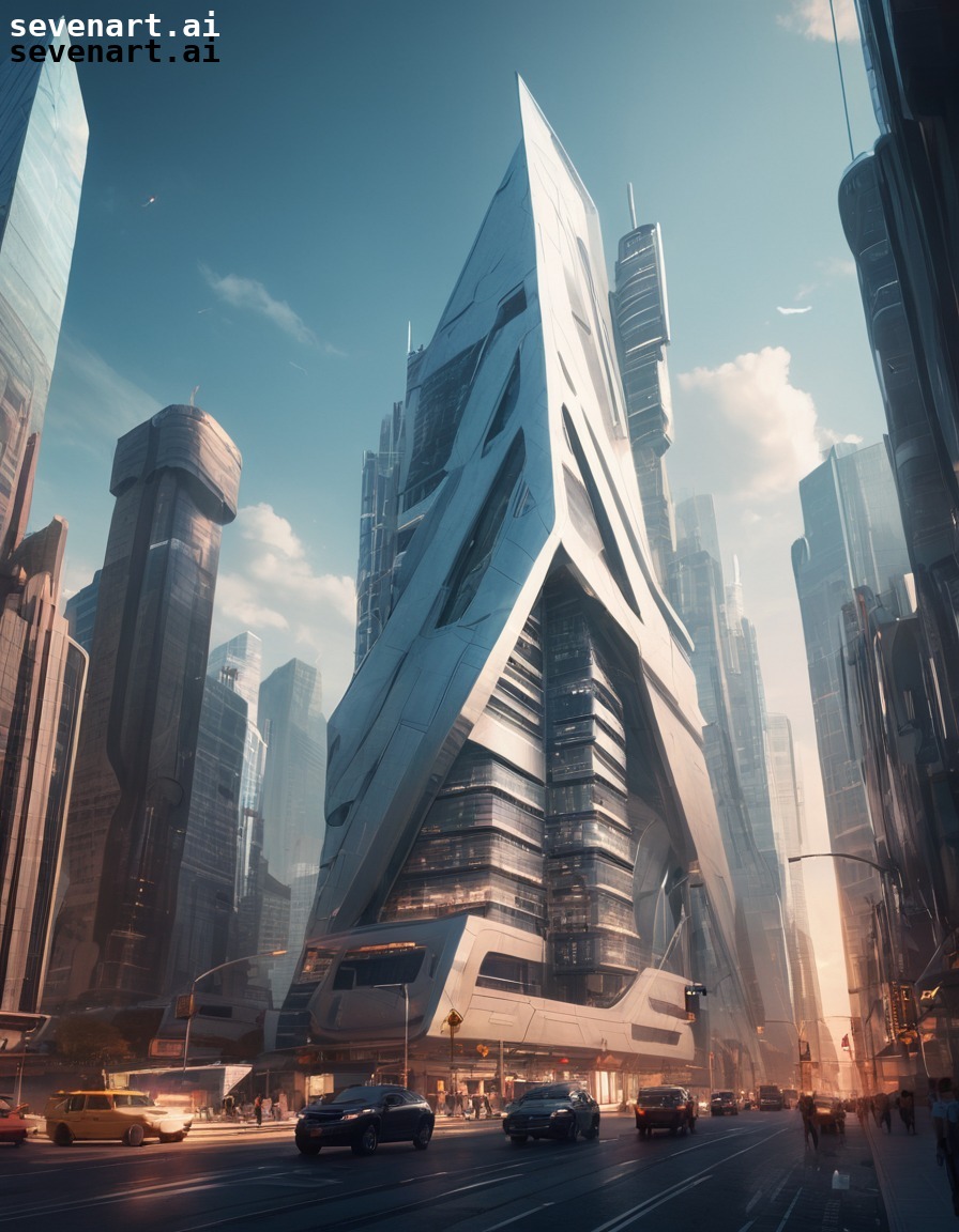 futuristic, building, architecture, cityscape, modern