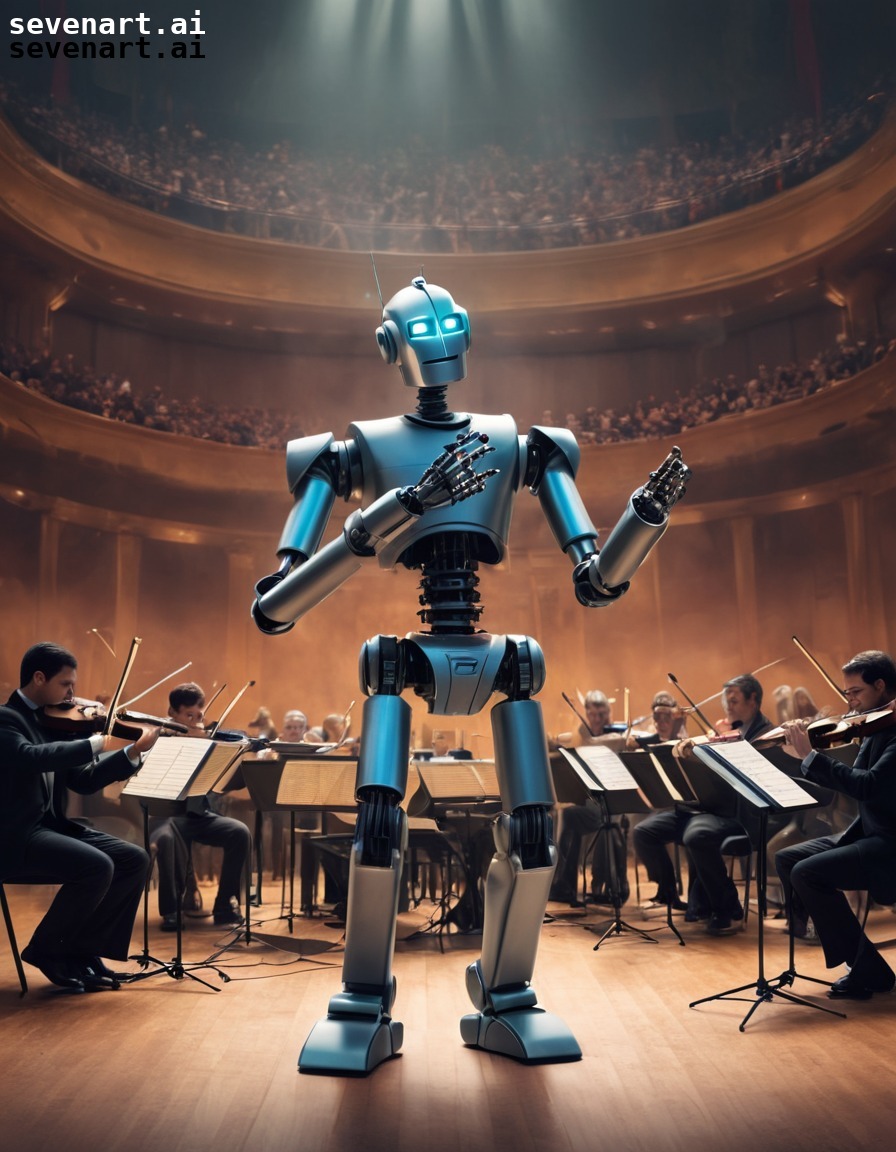 robot, musician, symphony, technology, audience, robots