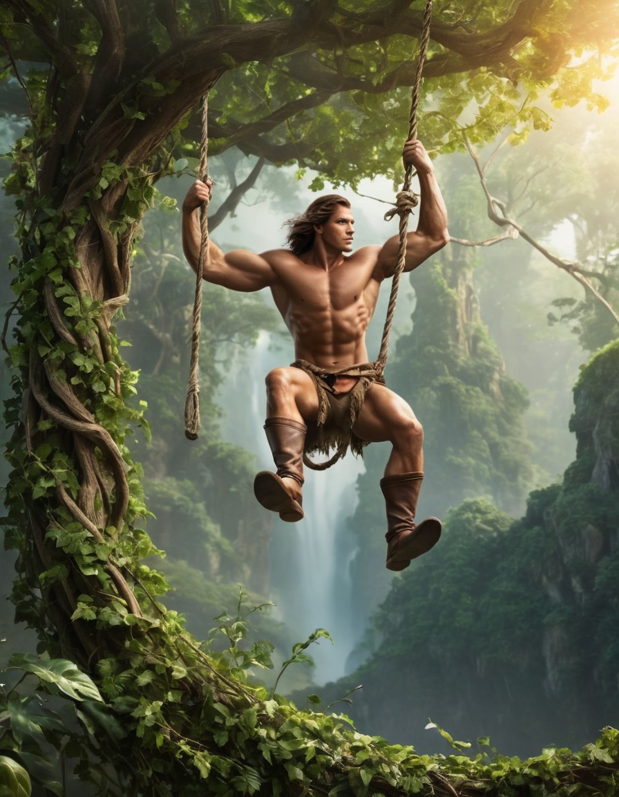 tarzan, vine, jungle, action, adventure, books