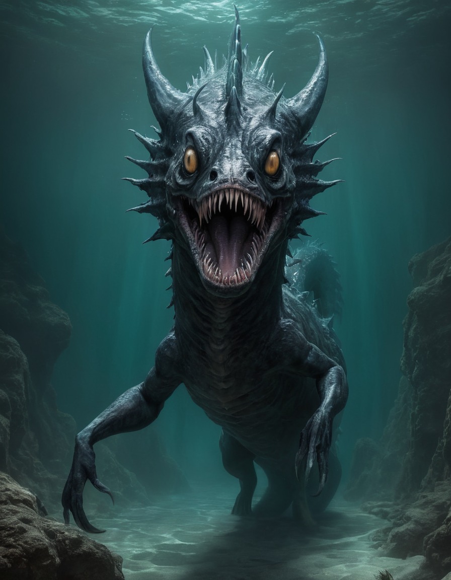 kelpie, legendary creature, scottish folklore, mythical beast, water spirit