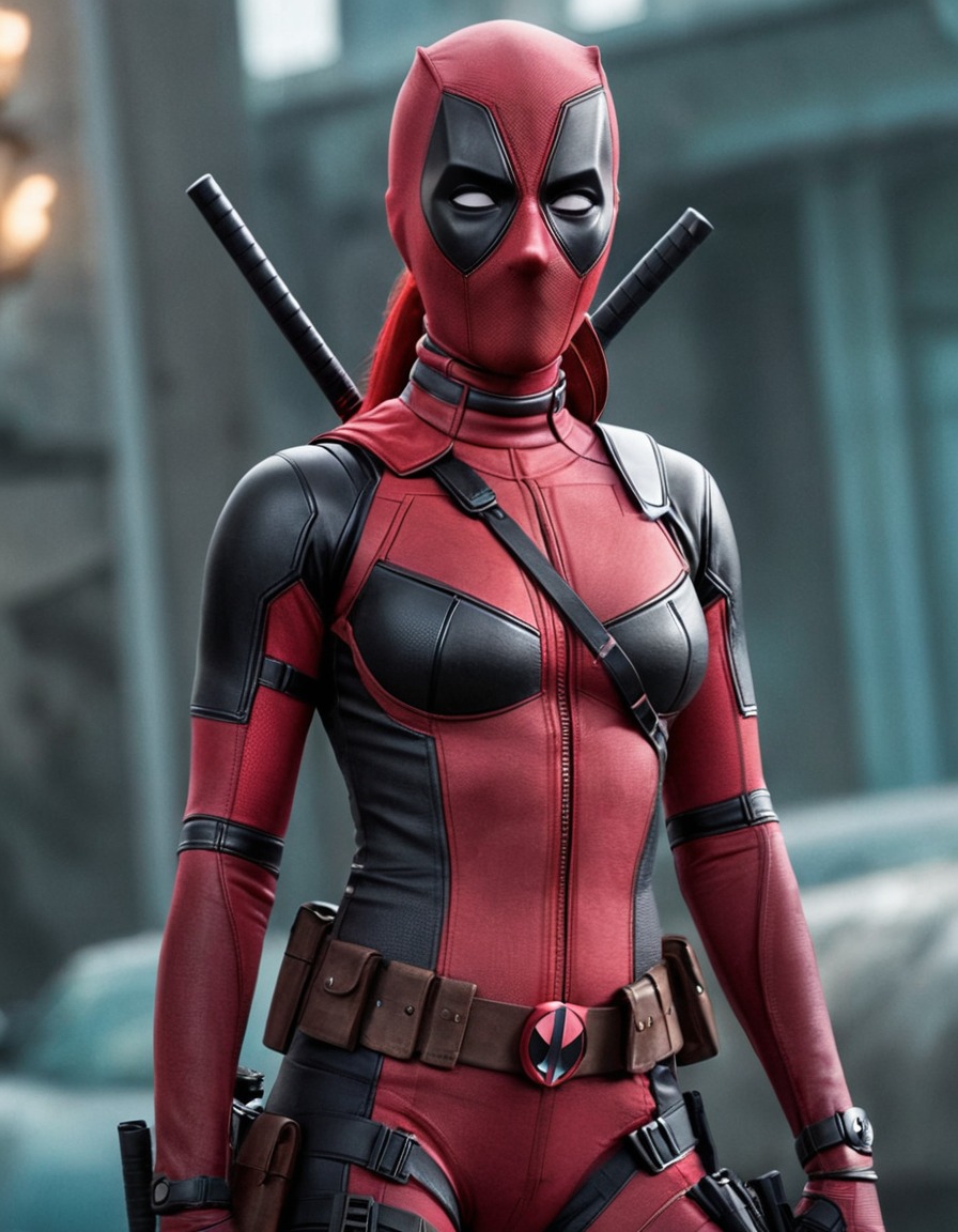 deadpool, gender swap, female superhero, marvel comics, anti-hero, satire, superheroine