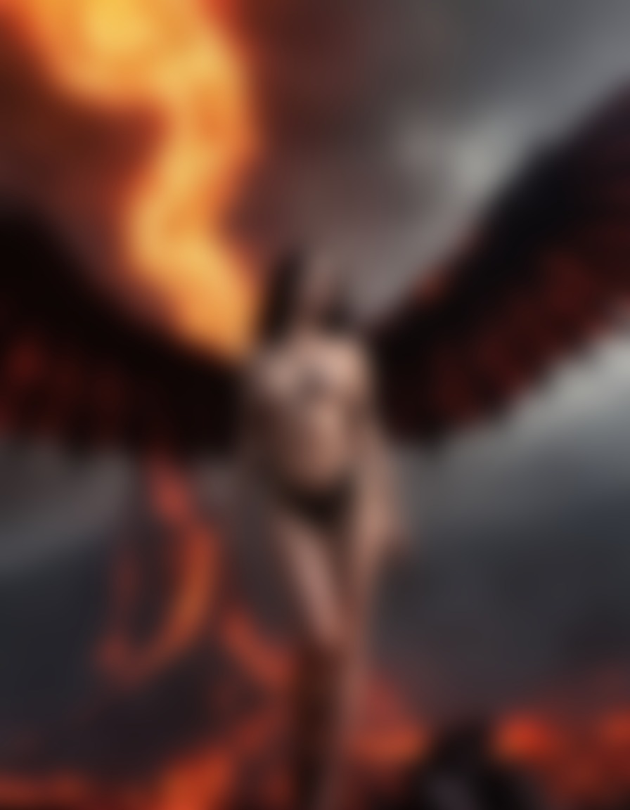 inferno, demoness, flames, dark wings, demon, sexy, nsfw	