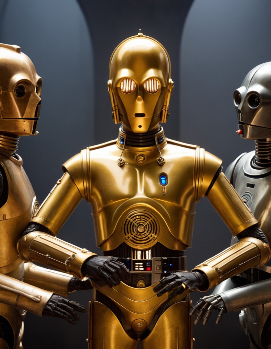 c-3po, droids, teaching, communication, star wars, robots, games, movies