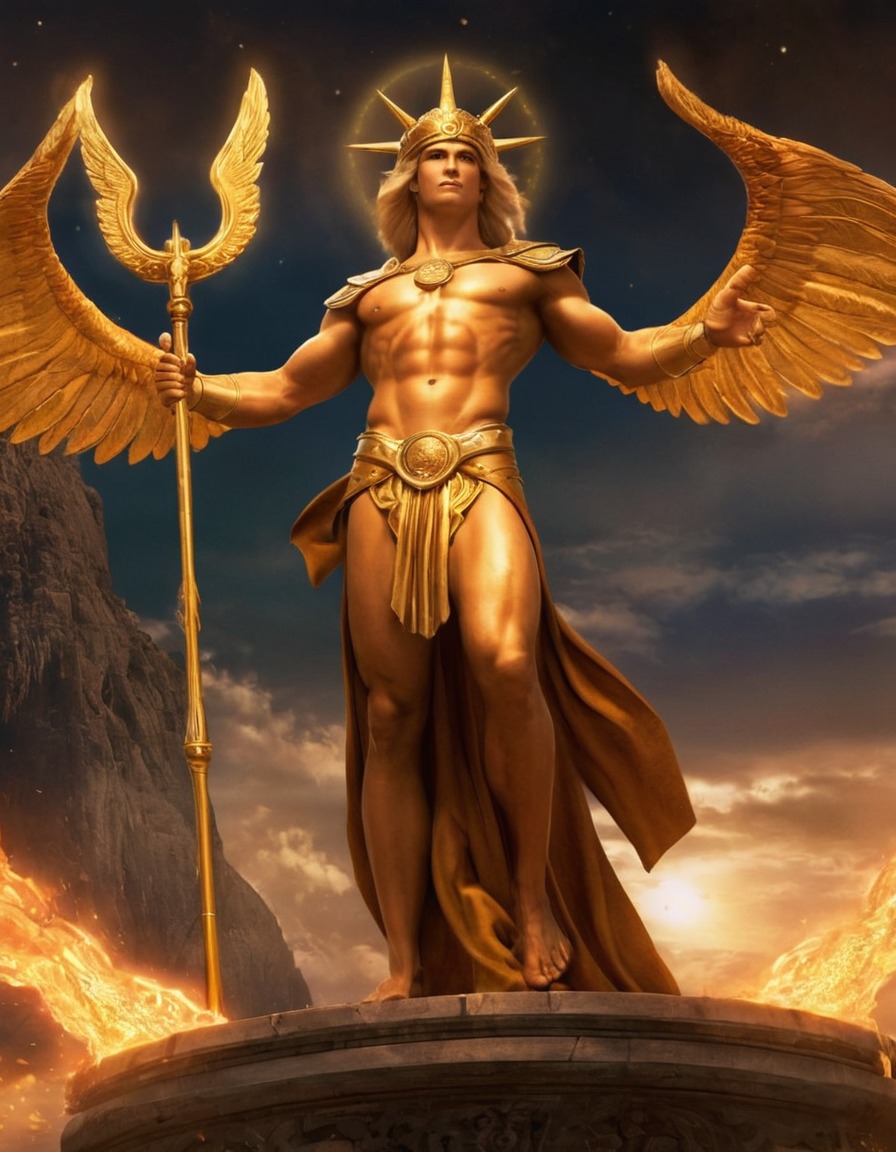 hermes, greek mythology, mythological figure, divine messenger, ancient greece, olympian god