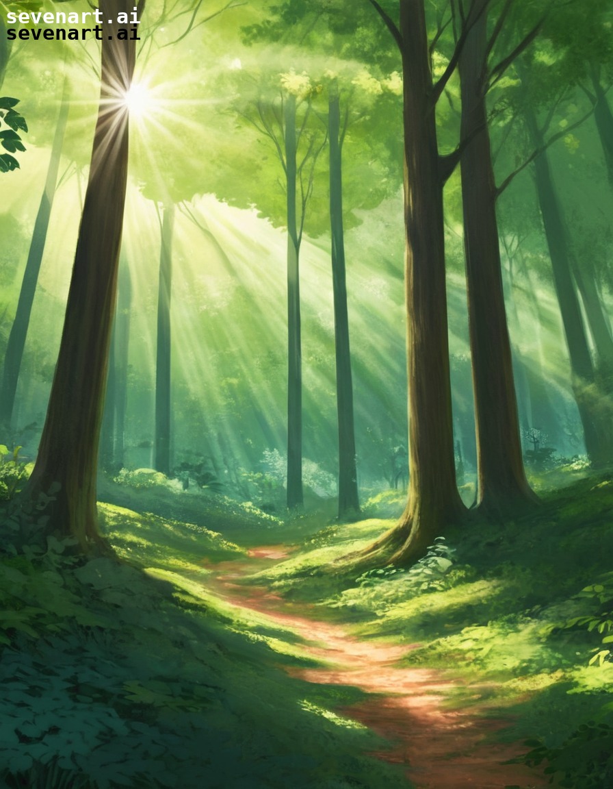 nature, forest, sunlight, serenity, tranquility