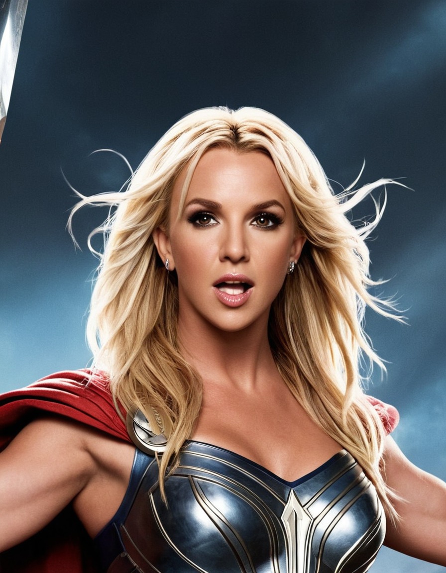 britney spears, thor, celebrity, music, mythology, superhero, entertainment