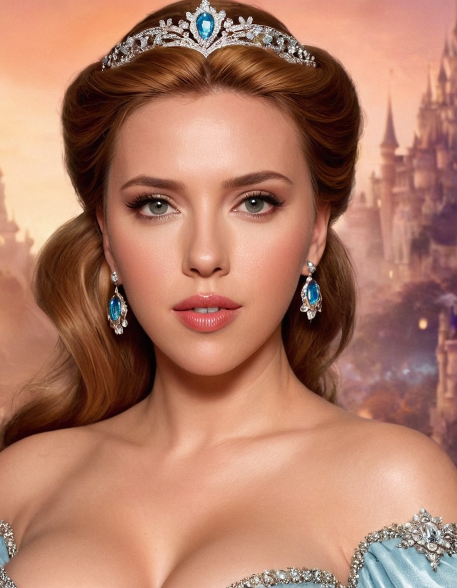 princess, scarlett johansson, disney princess, actress, celebrity