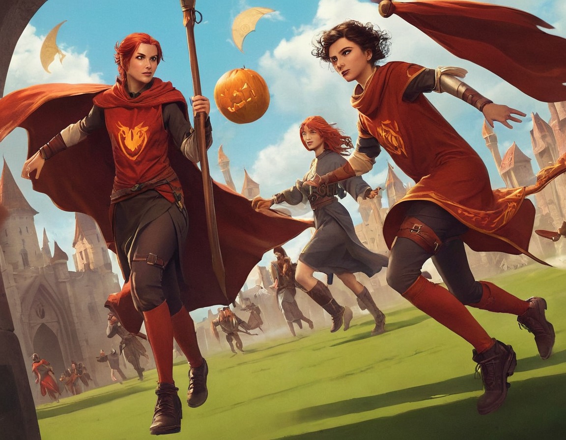 magic, harrypotter, dreamup, characterdesign, books, quidditch, ai_art