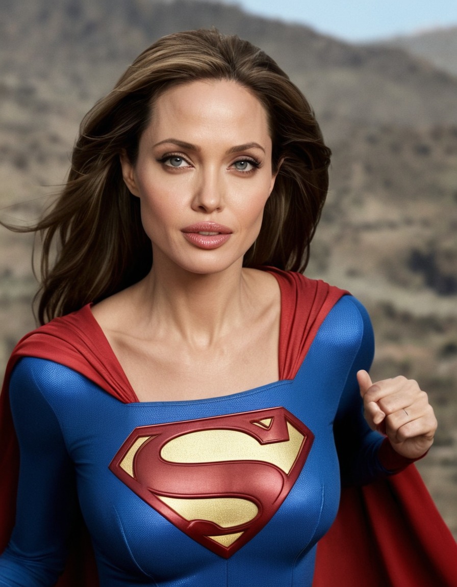 angelina jolie, supergirl, actress, superhero, feminism