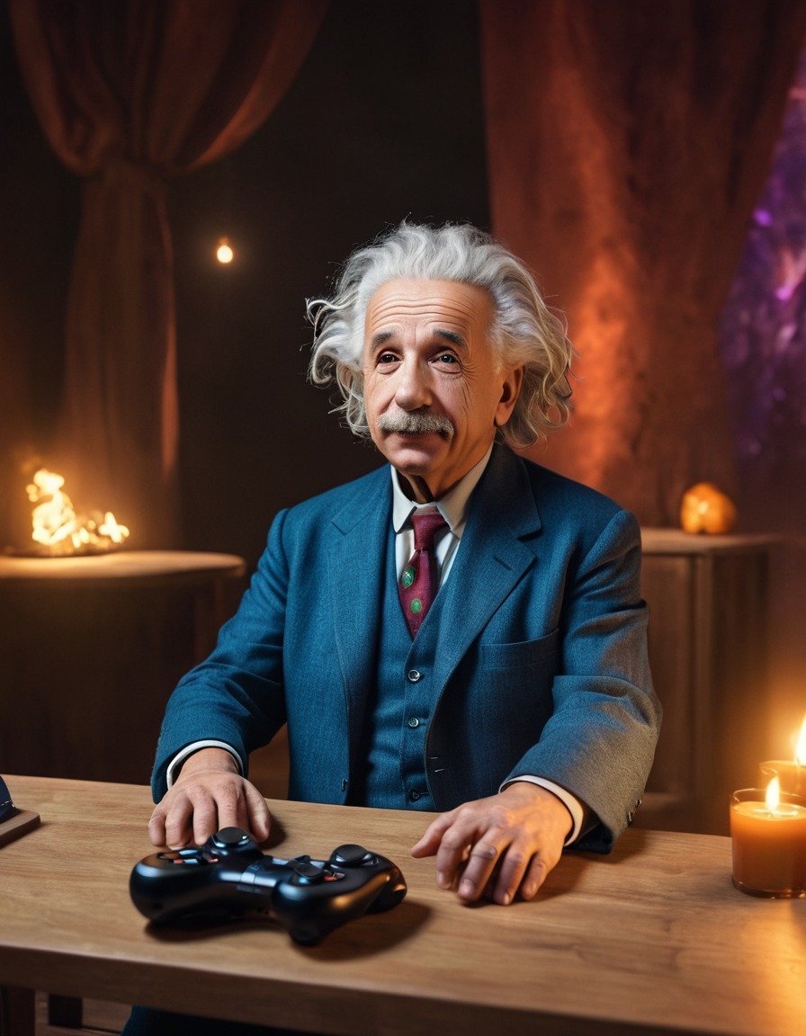 albert einstein, virtual reality, experiment, science