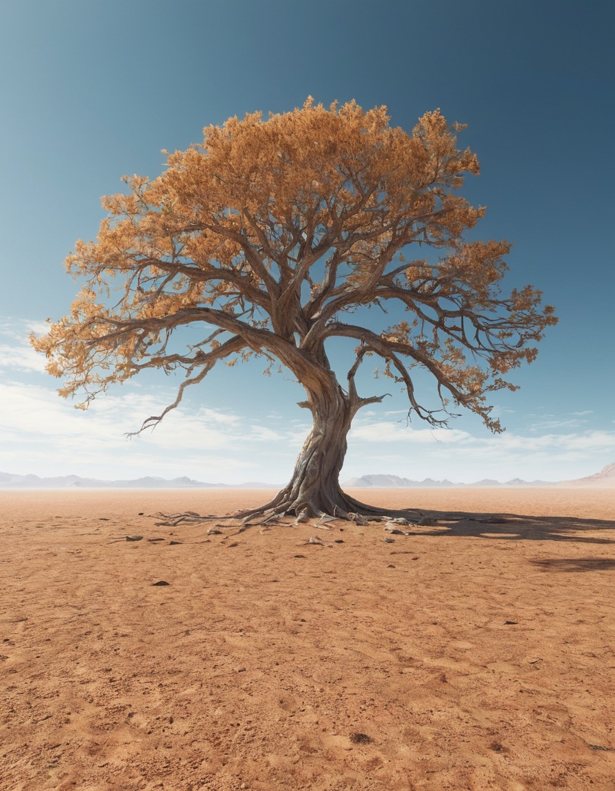 nature, tree, landscape, solitude