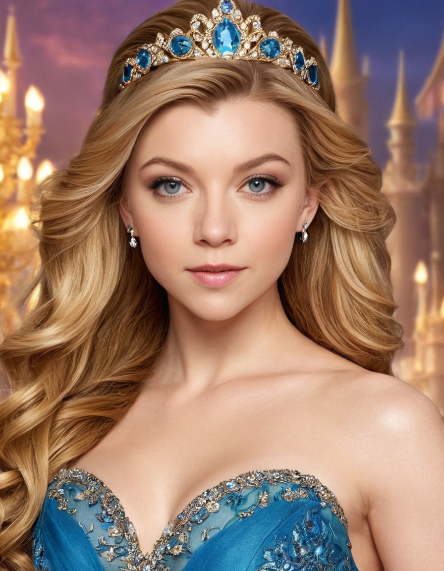 natalie dormer, actress, princess, disney princess, fantasy, beauty, fairy tale