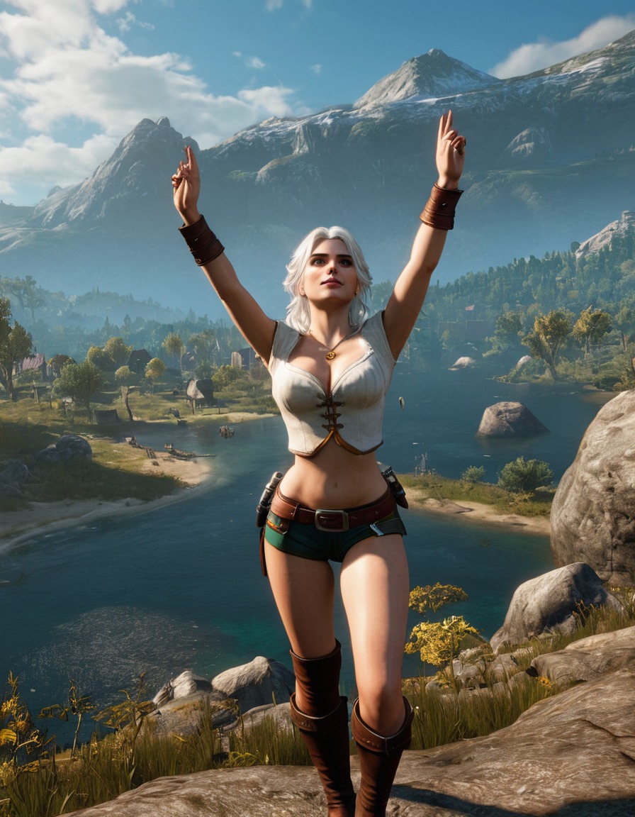 ciri, the witcher 3, wild hunt, video games, action, fantasy, heroine