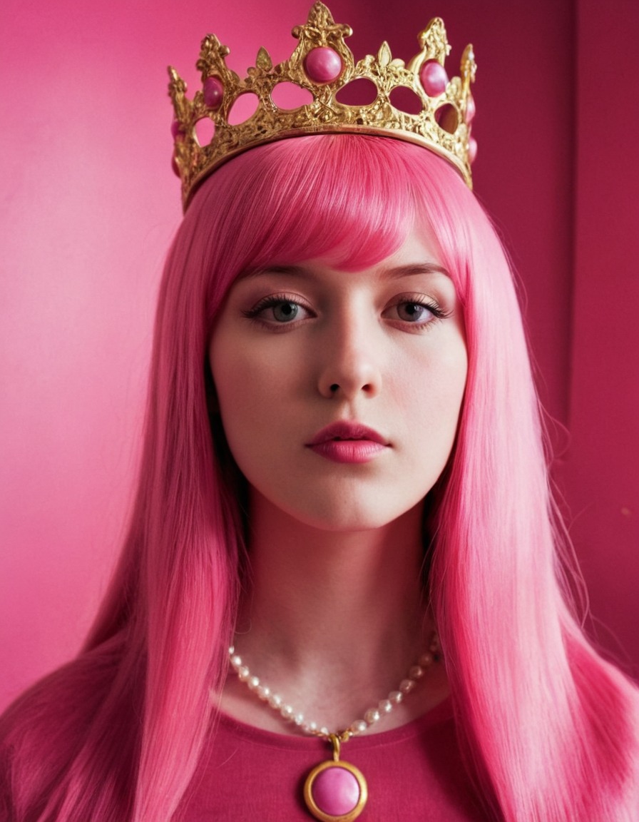 princess bubblegum, adventure time, cartoon character, transformation, beautiful woman, fictional character, fantasy