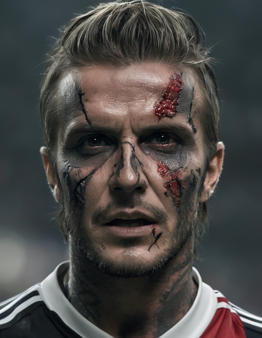 david beckham, zombie, soccer, sports, undead, celebrities