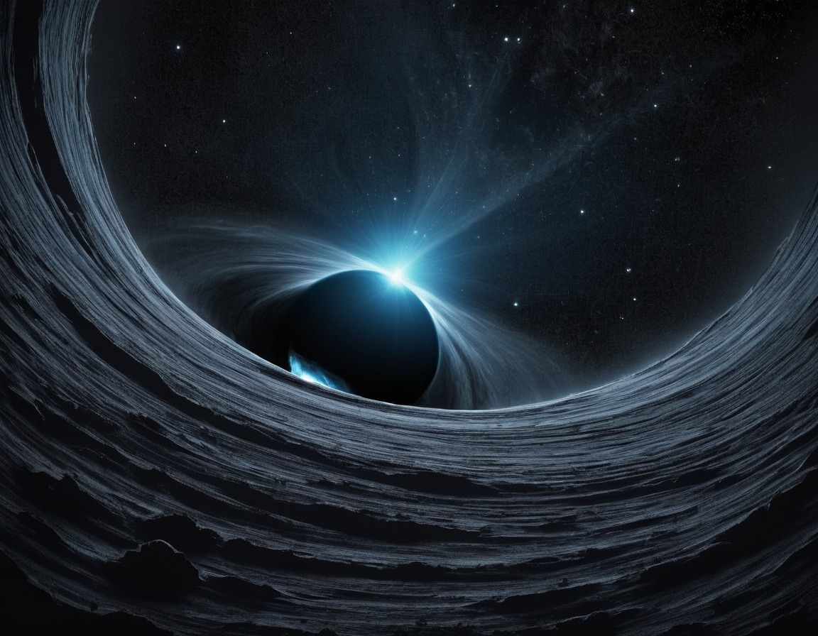 space, science fiction, black hole, astronomy, distortion, stars