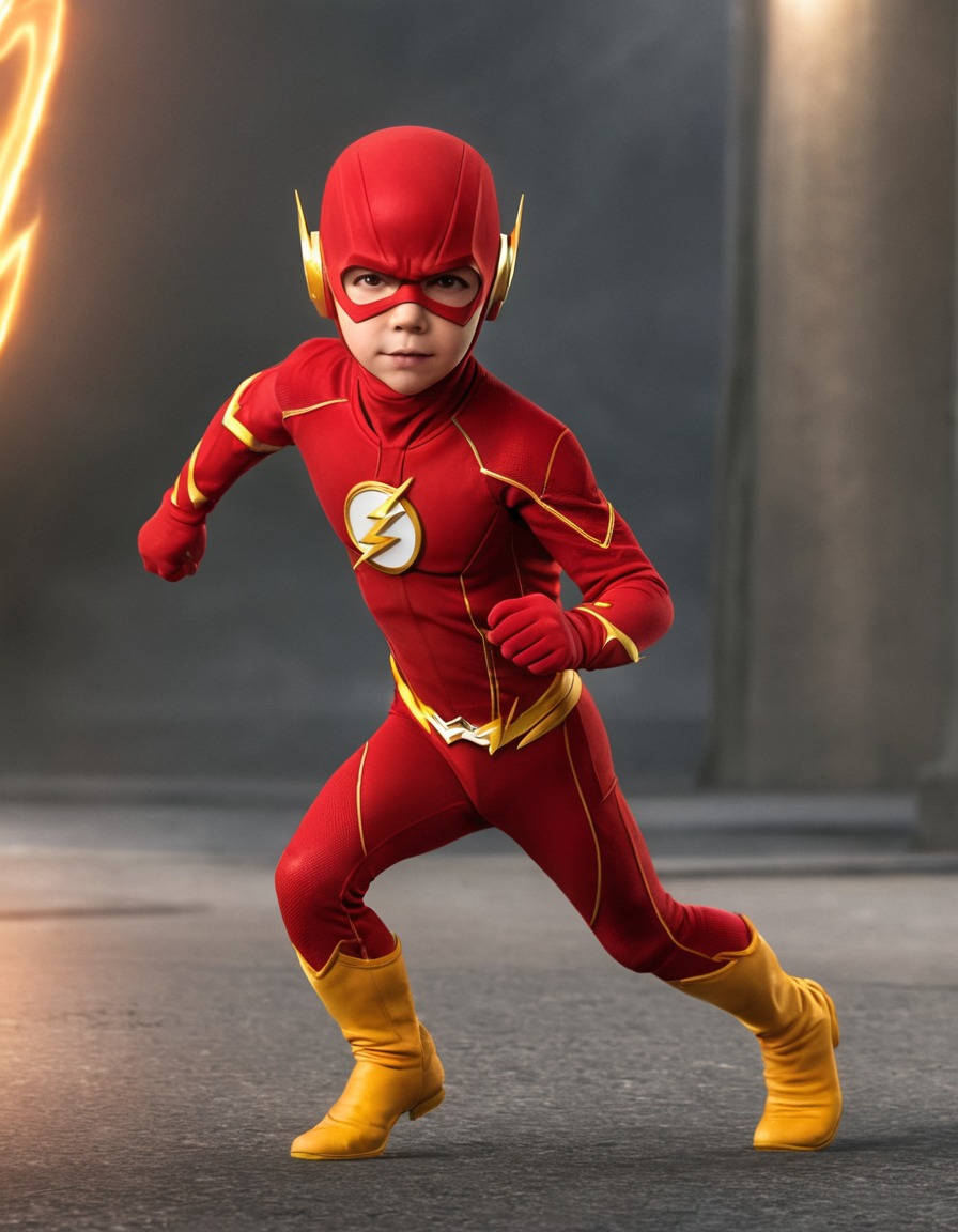 barry allen, the flash, childhood, superhero, dc comics, speedster, origin story