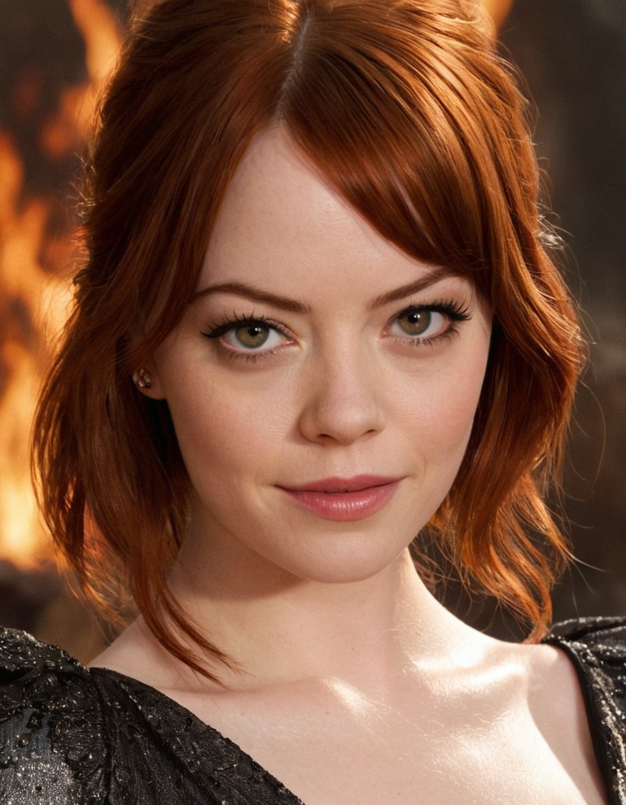 emma stone, demon, celebrity, actress, hollywood, supernatural, fictional character