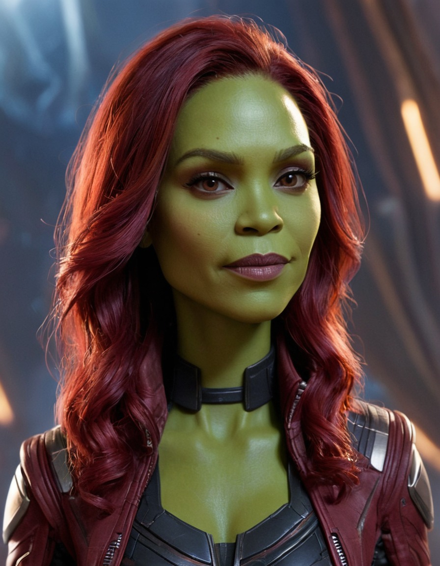 fun, gamora (guardians of the galaxy), caricature, marvel, humor