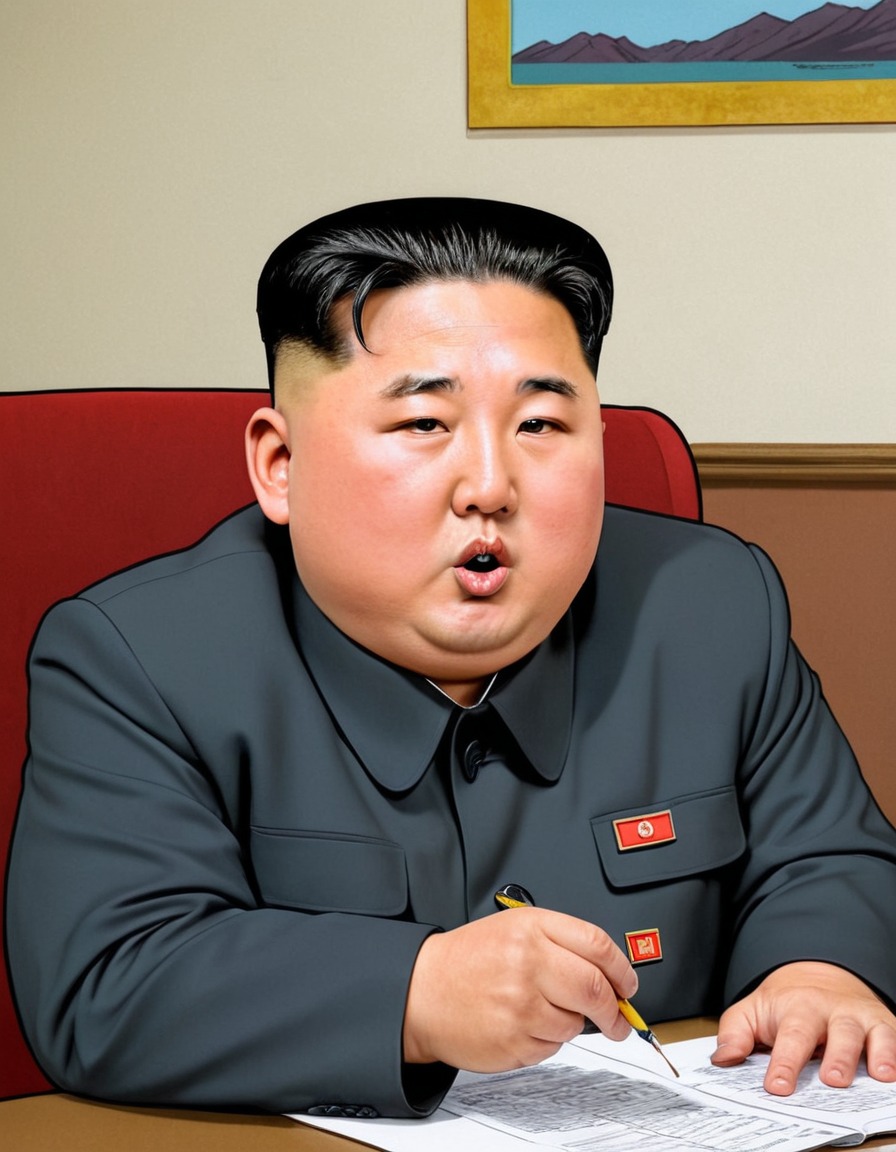 kim jong un, satire, political humor, dictator, politics