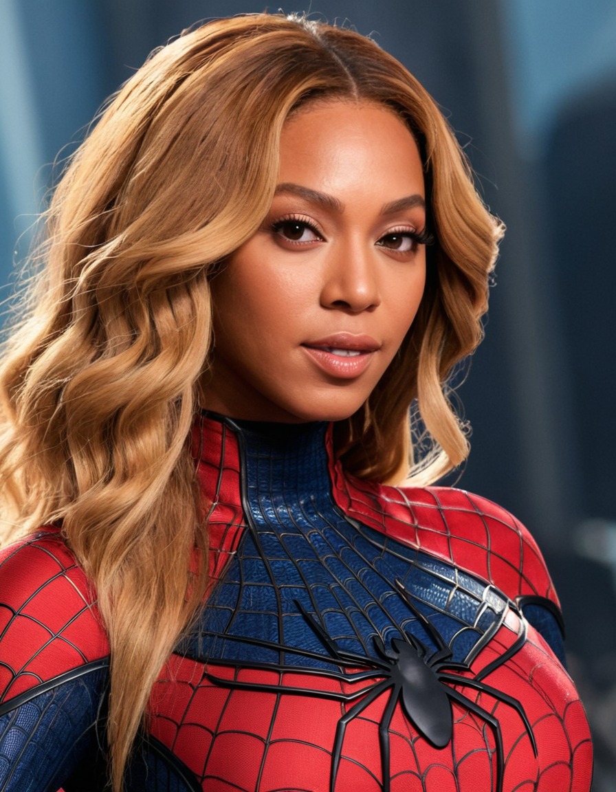 beyoncé, spiderman, music industry, entertainment, superhero, pop culture