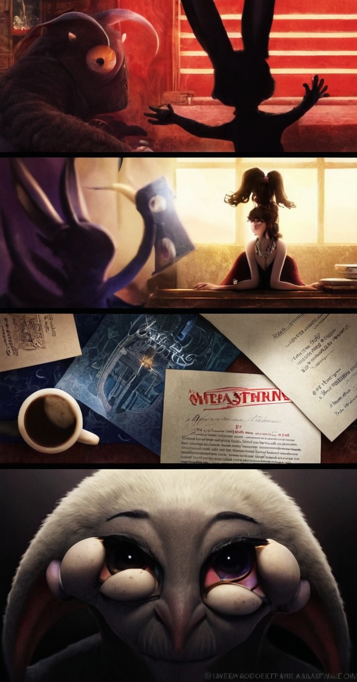 dark, fan, fanart, story, zootopia, nickwilde, judyhopps