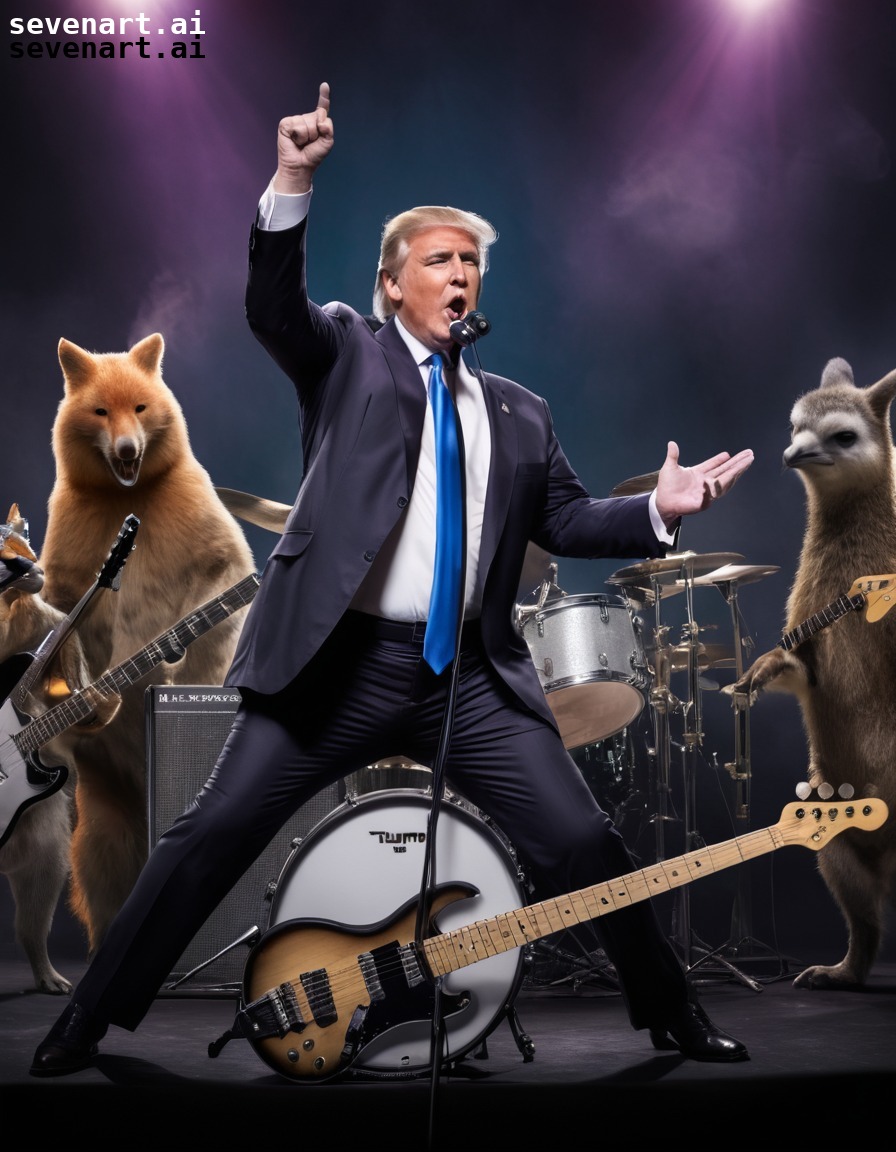 donald trump, rockstar, performance, animals, entertainment, trump, donaldtrump