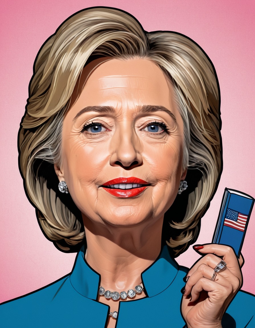 satire, hillary clinton, caricature, humorous, politics