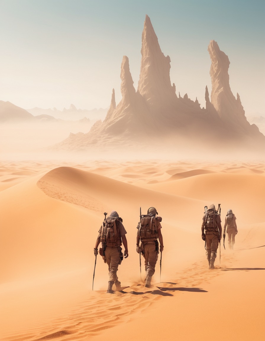 fantasy, adventure, desert, mystical, mirage, fantastic