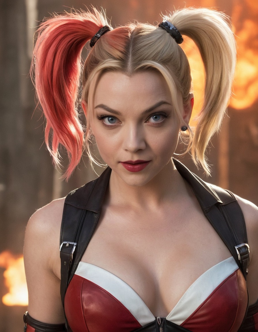 natalie dormer, harley quinn, actress, character portrayal, dc comics, villain, action