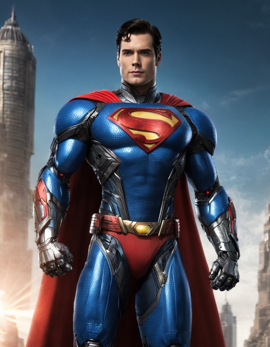 superman, robot, dc comics, superhero, kryptonian, artificial intelligence