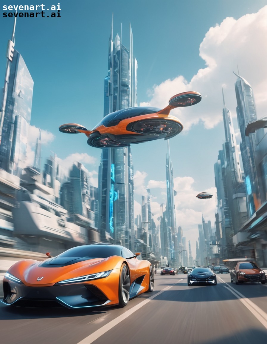 futuristic, cityscape, flying cars, advanced technology, urban landscape, modern city, city