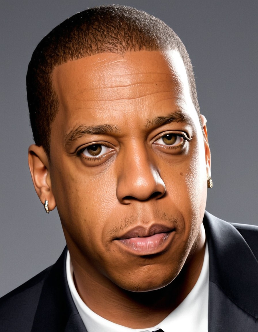 jay-z, portrait, celebrity, musician, painting, art, hip-hop