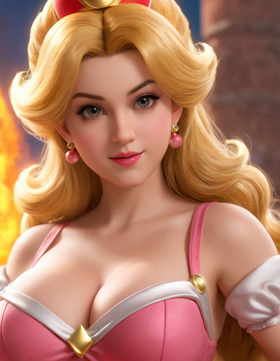 princess peach, super mario bros., nintendo, video game, action, platformer