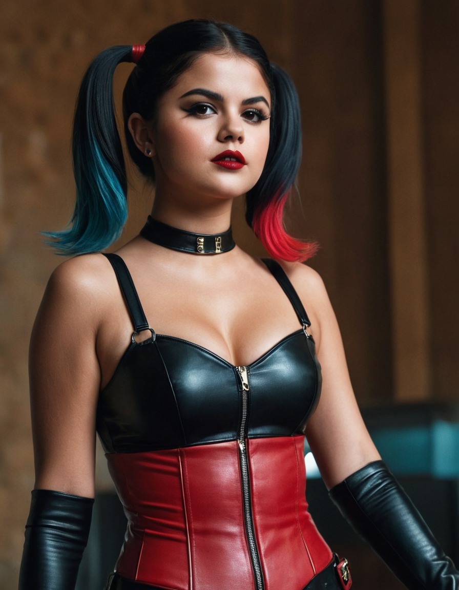 harley quinn, selena gomez, dc comics, actress, character, cosplay, fan casting