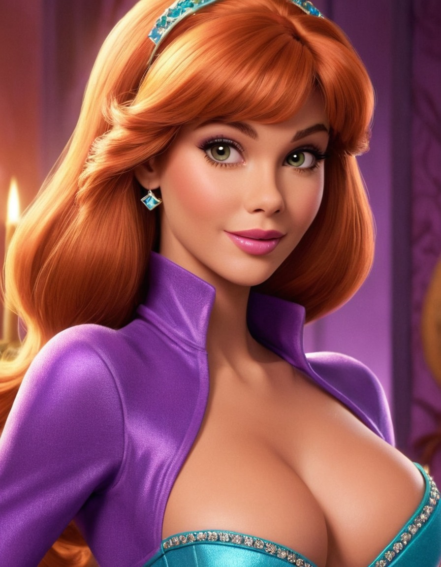 daphne blake, scooby-doo, cartoon character, mystery solving, fashion icon, adventurous spirit, real-life inspiration