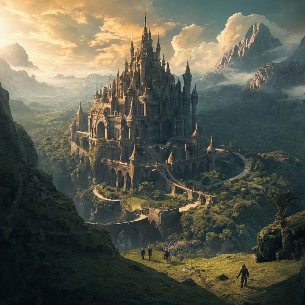 fantasyart, architecture, medieval, castle, digitalart, beautiful, hyrule, kingdomofhyrule