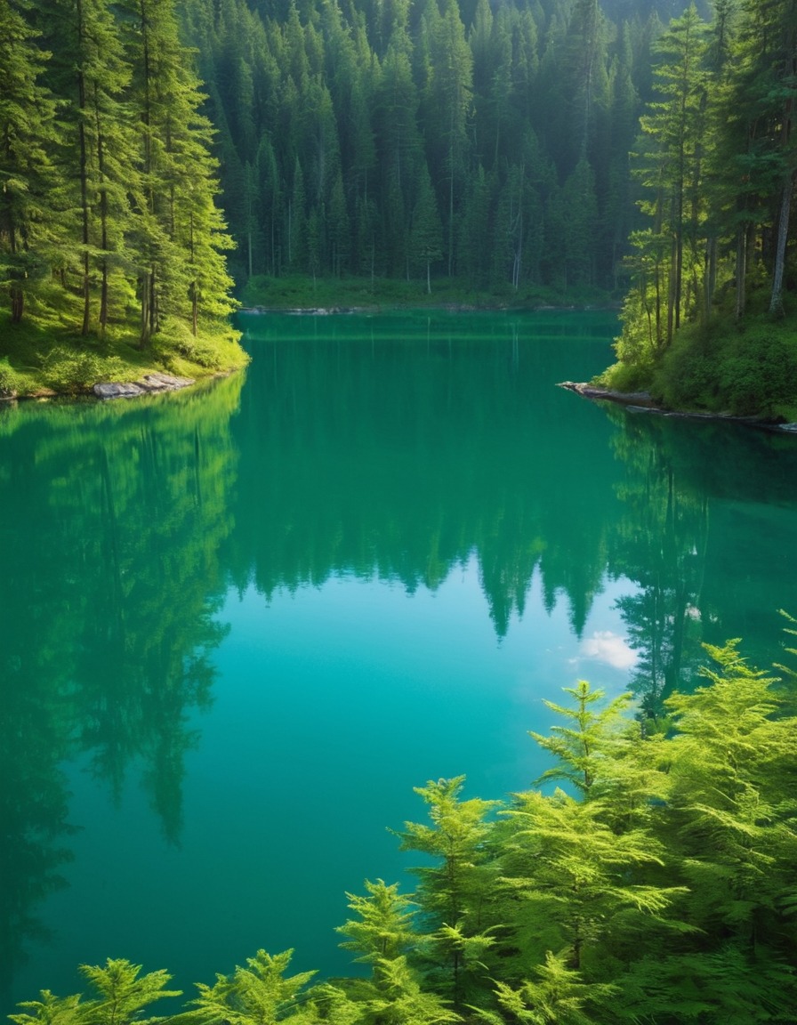 nature, lake, reflection, forest