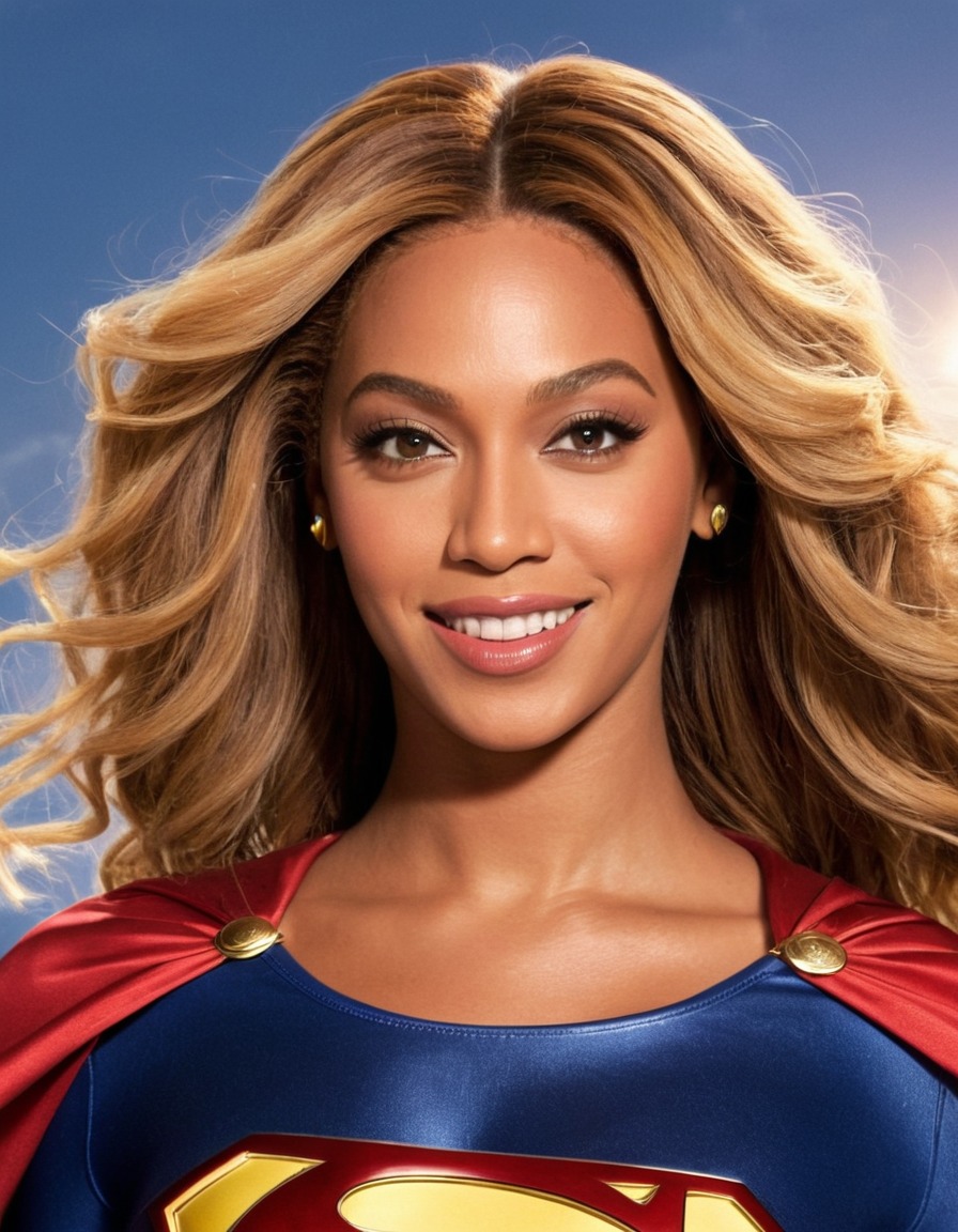 beyoncé, supergirl, celebrity, music, performance, entertainment