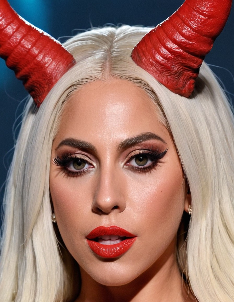 lady gaga, demon, singer, performer