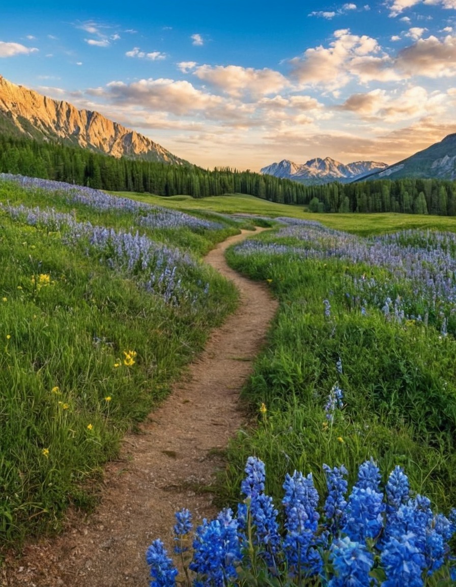 crested butte, gunnison, colorado, usa, nature, mount, landscape, nature aesthetic, flowers, wild flowers