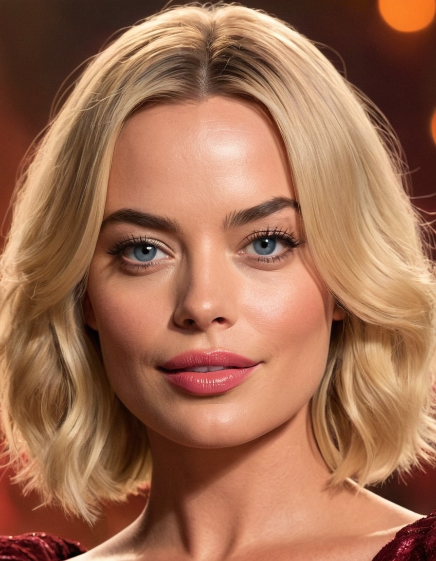 margot robbie, actress, beauty, award-winning, portrait, celebrity, talent